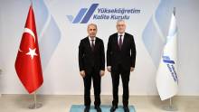 Prof. Dr. Mehmet Keleş’ten YÖKAK Başkanı Prof. Dr. Ümit Kocabıçak’a Ziyaret