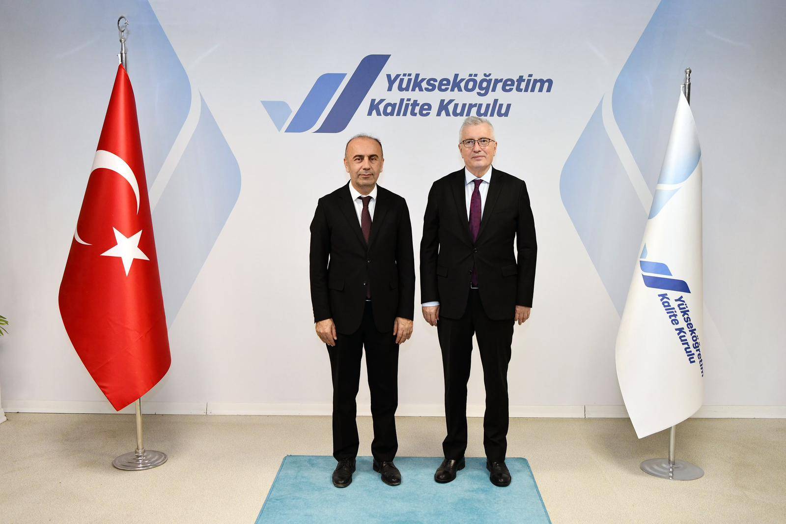 Prof. Dr. Mehmet Keleş’ten YÖKAK Başkanı Prof. Dr. Ümit Kocabıçak’a Ziyaret